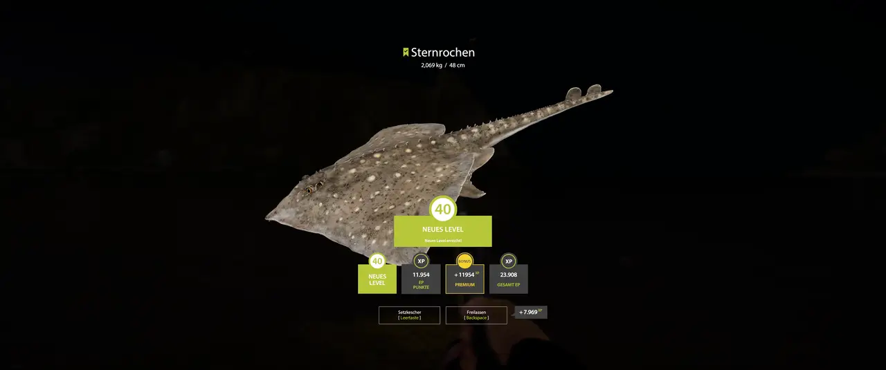 Ein w&uuml;rdiger "Level-Up-Fisch" f&uuml;r mein neues Level 40, oder!? 😀