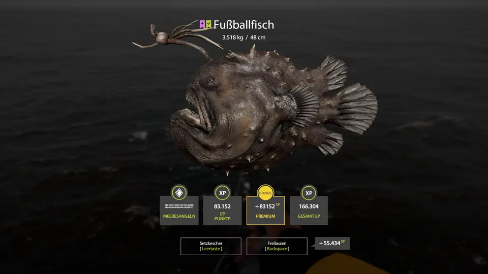 sowas gibt es auch :-) bringt 750 Silber. Nordmeer 215 Meter tief auf Wurm